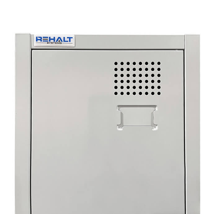 Metalinė persirengimo spintelė vienvietė su pertvara Rehalt Systems 1800 x 400 x 500 6