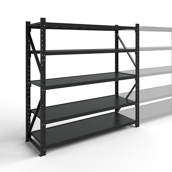 Stelažas 2000x1500x500 penkių lentynų Rehalt Systems bazinė dalis 3
