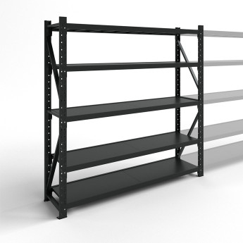 Stelažas 2500x1500x400 penkių lentynų Rehalt Systems bazinė dalis