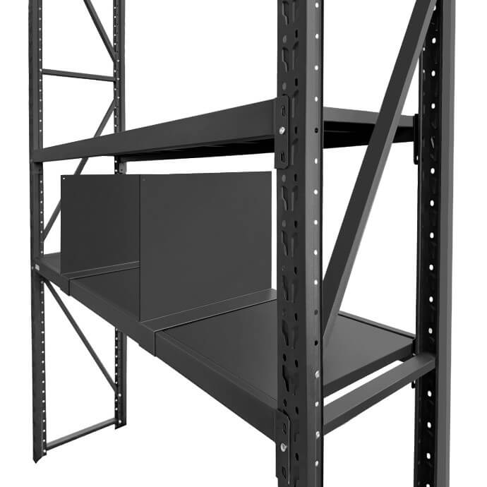 Metalinės pertvaros 40 cm gylio lentynoms, 2 vnt 3