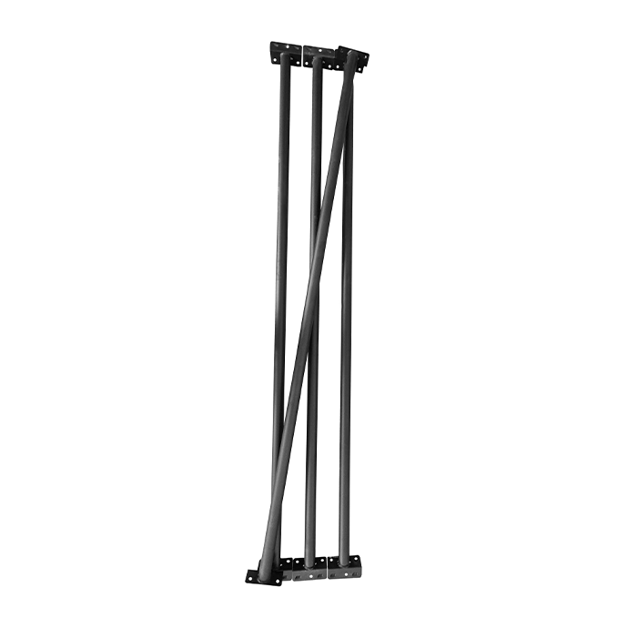 Skersinis drabužiams kabinti 200 cm, 2 vnt 2
