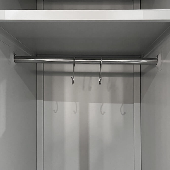 Metalinė persirengimo spintelė vienvietė Rehalt Systems 1940 x 400 x 500 su reguliuojamomis kojelėmis 8