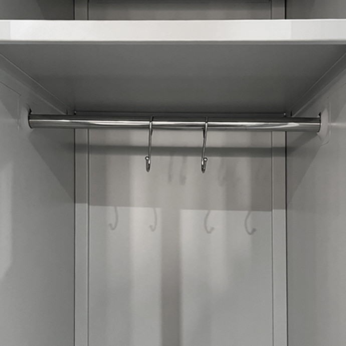 Metalinė persirengimo spintelė vienvietė Rehalt Systems 1940 x 400 x 500 su reguliuojamomis kojelėmis 8