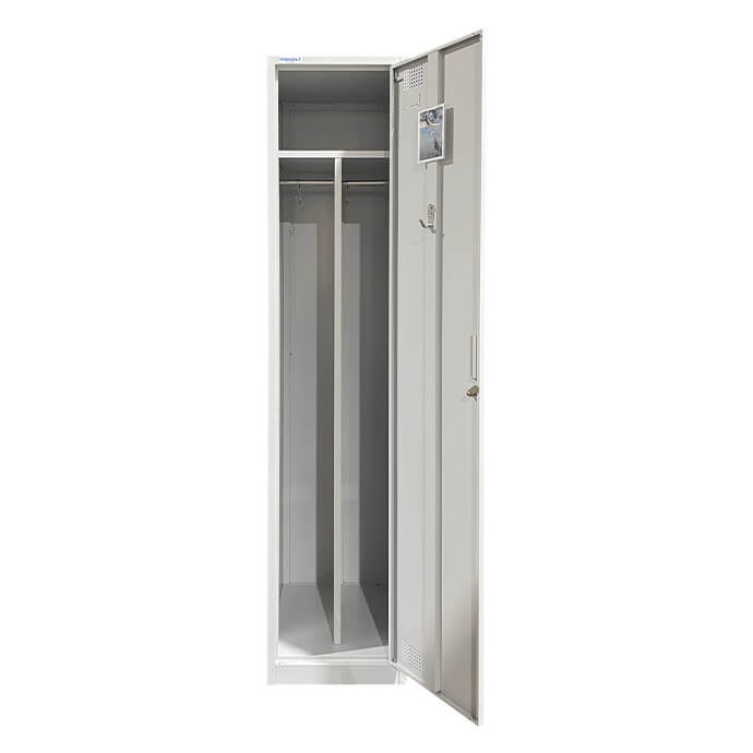 Metalinė persirengimo spintelė vienvietė su pertvara Rehalt Systems 1940 x 400 x 500 su reguliuojamomis kojelėmis 6