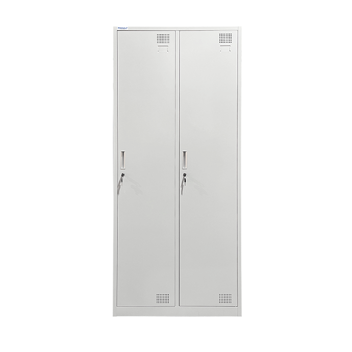 Metalinė persirengimo spintelė dvivietė su pertvara Rehalt Systems 1940 x 800 x 500 su reguliuojamomis kojelėmis 2