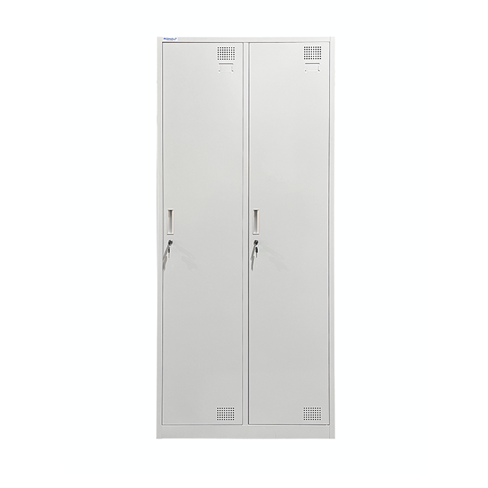 Metalinė persirengimo spintelė dvivietė su pertvara Rehalt Systems 1940 x 800 x 500 su reguliuojamomis kojelėmis 2