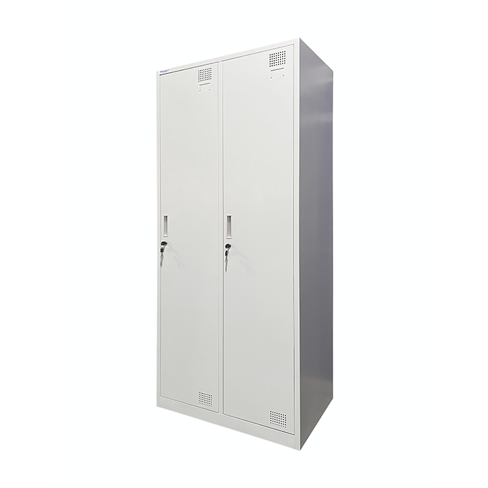 Metalinė persirengimo spintelė dvivietė su pertvara Rehalt Systems 1940 x 800 x 500 su reguliuojamomis kojelėmis 3