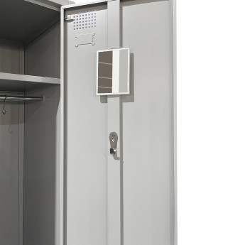 Metalinė persirengimo spintelė dvivietė su pertvara Rehalt Systems 1940 x 800 x 500 su reguliuojamomis kojelėmis 7 Metalinė persirengimo spintelė dvivietė su pertvara Rehalt Systems 1940 x 800 x 500 su reguliuojamomis kojelėmis 7