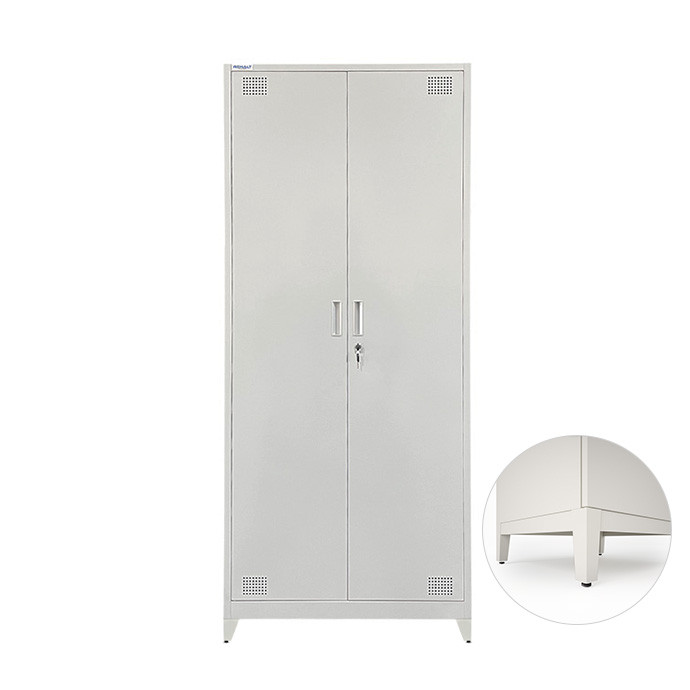 Metalinė persirengimo spintelė dvivietė su pertvara Rehalt Systems 1940 x 800 x 500 su reguliuojamomis kojelėmis