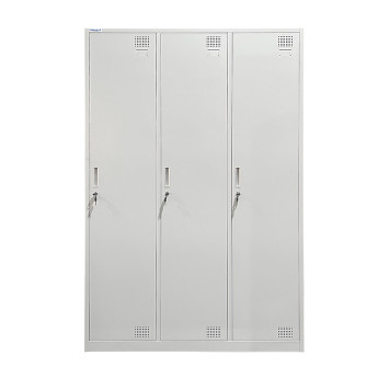 Metalinė persirengimo spintelė trivietė su pertvara Rehalt Systems 1940 x 1200 x 500 su reguliuojamomis kojelėmis 2 Metalinė persirengimo spintelė trivietė su pertvara Rehalt Systems 1940 x 1200 x 500 su reguliuojamomis kojelėmis 2