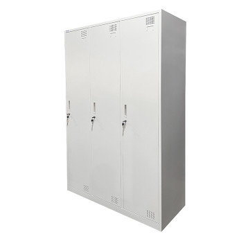 Metalinė persirengimo spintelė trivietė su pertvara Rehalt Systems 1940 x 1200 x 500 su reguliuojamomis kojelėmis 4 Metalinė persirengimo spintelė trivietė su pertvara Rehalt Systems 1940 x 1200 x 500 su reguliuojamomis kojelėmis 4