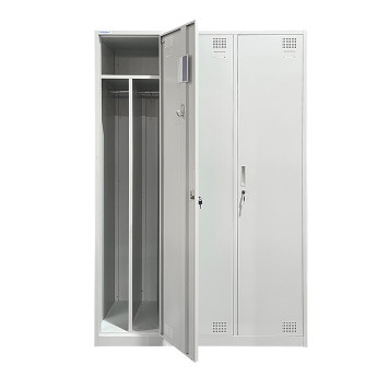 Metalinė persirengimo spintelė trivietė su pertvara Rehalt Systems 1940 x 1200 x 500 su reguliuojamomis kojelėmis 6 Metalinė persirengimo spintelė trivietė su pertvara Rehalt Systems 1940 x 1200 x 500 su reguliuojamomis kojelėmis 6