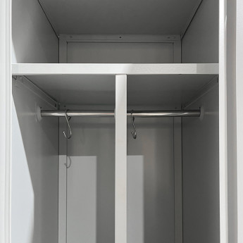 Metalinė persirengimo spintelė dvivietė, dviejų lygių Rehalt Systems 1940 x 300 x 500 su reguliuojamomis kojelėmis 5 Metalinė persirengimo spintelė dvivietė, dviejų lygių Rehalt Systems 1940 x 300 x 500 su reguliuojamomis kojelėmis 5