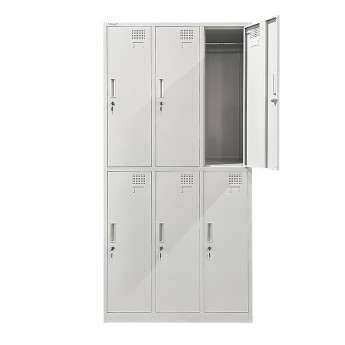 Metalinė persirengimo spintelė šešiavietė, dviejų lygių Rehalt Systems 1940 x 900 x 500 su reguliuojamomis kojelėmis 4 Metalinė persirengimo spintelė šešiavietė, dviejų lygių Rehalt Systems 1940 x 900 x 500 su reguliuojamomis kojelėmis 4