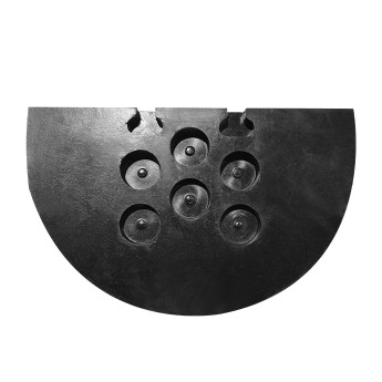 Gulintis policininkas - greičio mažinimo kalnelis Eurostal 40 cm pločio galinė dalis juoda 4 Gulintis policininkas - greičio mažinimo kalnelis Eurostal 40 cm pločio galinė dalis juoda 4