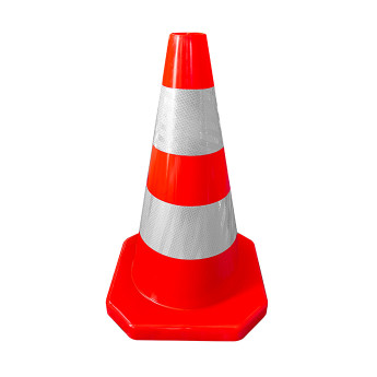 Įspėjamasis kūgis 50 cm Eurostal PREMIUM