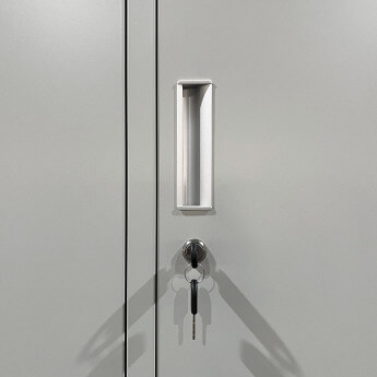 NUOMA Metalinė persirengimo spintelė keturvietė Rehalt Systems 1800 x 1200 x 500 6