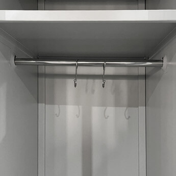NUOMA Metalinė persirengimo spintelė keturvietė Rehalt Systems 1800 x 1200 x 500 9