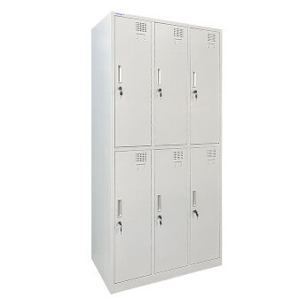 NUOMA Metalinė persirengimo spintelė šešiavietė, dviejų lygių Rehalt Systems 1800 x 900 x 500 2
