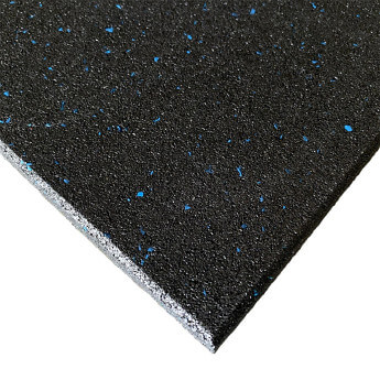 Guminė grindų danga 15x1000x1000 - su mėlynomis granulėmis 4
