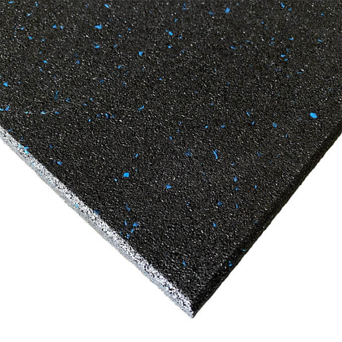 Guminė grindų danga 15x1000x1000 - su mėlynomis granulėmis 4
