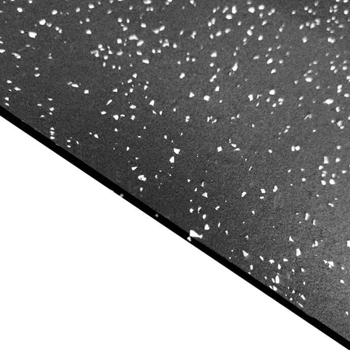Guminė grindų danga 4x1200x10000 mm - su baltomis granulėmis 3