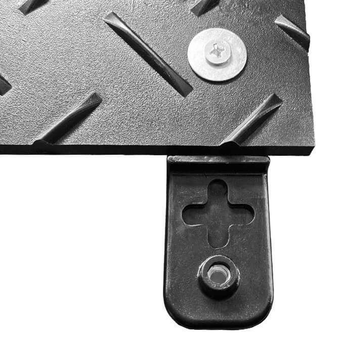 Laikino kelio plokščių sujungimas ( Dvigubas ) 15mm storio plokštėms 3