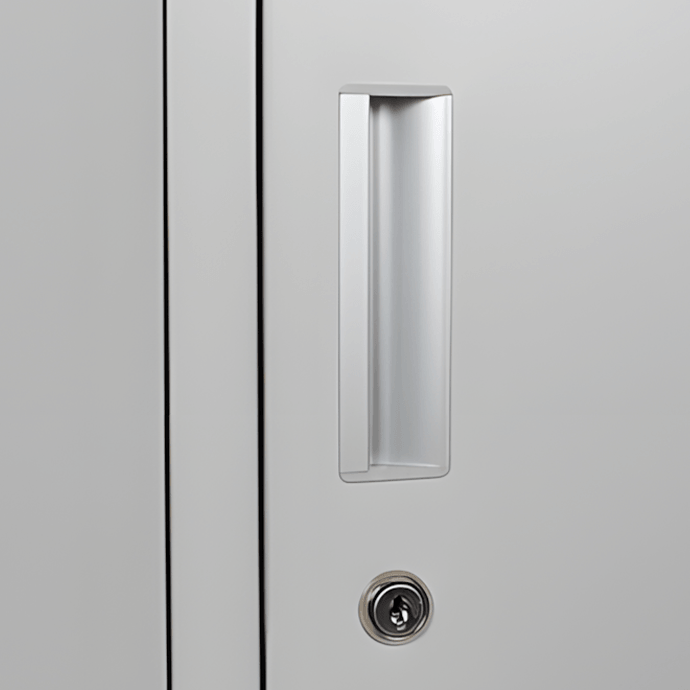 Metalinė persirengimo spintelė aštuonvietė, dviejų lygių Rehalt Systems 1800 x 1200 x 500 4