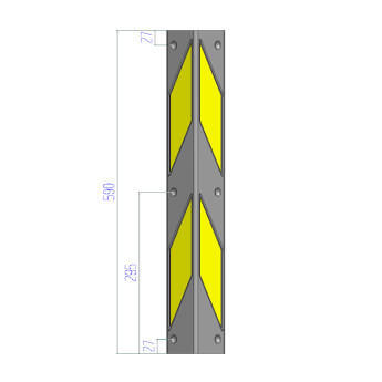 Kampo apsauga guminė 60 cm Eurostal 3