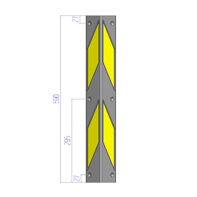Kampo apsauga guminė 60 cm Eurostal 3