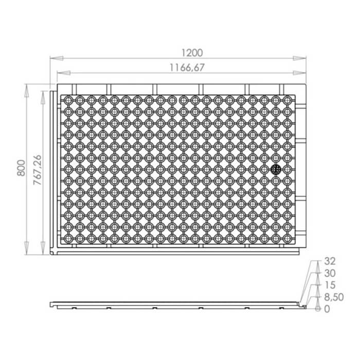 Laikino kelio plokštė Eurostal G 1200x800x24 5