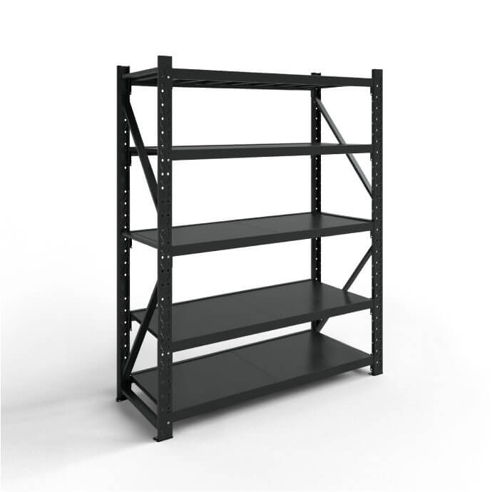 Metāla plaukti 2000x1000x500 ar 5 plauktu