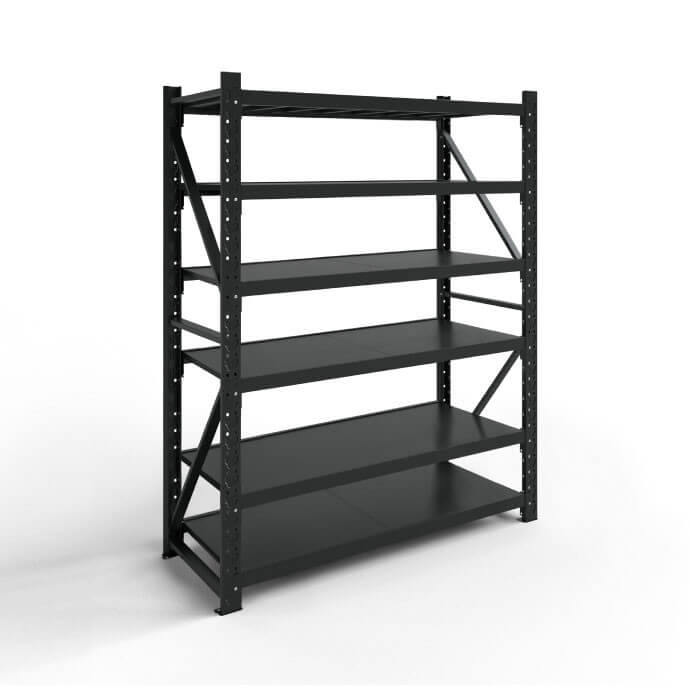 Metāla plaukti 2000x1200x400 ar 6 plauktu