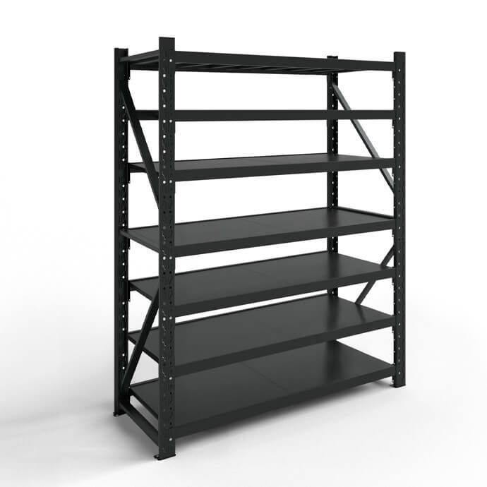 Metāla plaukti 2500x1000x400 ar 7 plauktu